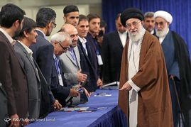 حضور رهبر معظم انقلاب پای صندوق رای