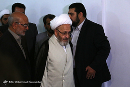 حضور آیت الله مکارم شیرازی پای صندوق اخذ رای