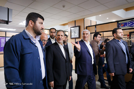 حضور اسحاق جهانگیری در ستاد انتخابات وزارت کشور