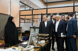 حضور اسحاق جهانگیری در ستاد انتخابات وزارت کشور