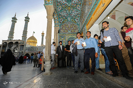 ساعات پایانی رای گیری در شعب اخذ رای - قم