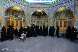 ساعات پایانی رای گیری در شعب اخذ رای - قم