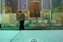 ساعات پاياني رای گیری در ميدان نقش جهان - اصفهان