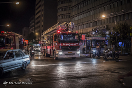 مانور اطفا حریق در پاساژ موبایل علاالدین