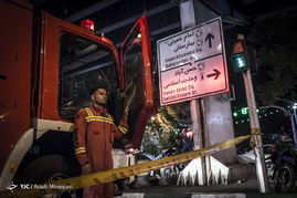 مانور اطفا حریق در پاساژ موبایل علاالدین