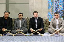 محفل انس با قرآن کریم در حسینیه امام خمینی(ره) با حضور رهبر معظم انقلاب