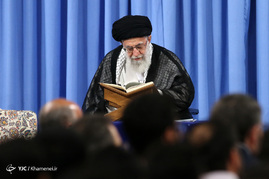 محفل انس با قرآن کریم در حسینیه امام خمینی(ره) با حضور رهبر معظم انقلاب
