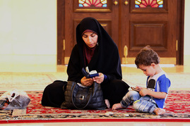 محفل انس با قرآن کریم در حرم شاهچراغ(ع)