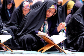 محفل انس با قرآن کریم در حرم شاهچراغ(ع)