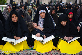 ترتیل خوانی سحرگاهی قرآن کریم در حرم امام رضا علیه السلام