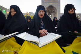 ترتیل خوانی سحرگاهی قرآن کریم در حرم امام رضا علیه السلام