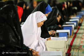 آئین جزءخوانی قرآن کریم در حرم حضرت محمد هلال بن علی(ع) - آران و بیدگل کاشان