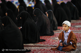 آئین جزءخوانی قرآن کریم در حرم حضرت محمد هلال بن علی(ع) - آران و بیدگل کاشان