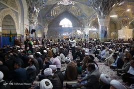 مراسم بیست و هشتمین سالگرد رحلت امام خمینی(ره) در حرم مطهر رضوی