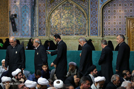 مراسم بیست و هشتمین سالگرد رحلت امام خمینی(ره) در حرم مطهر رضوی