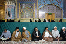مراسم بیست و هشتمین سالگرد رحلت امام خمینی(ره) در حرم مطهر رضوی