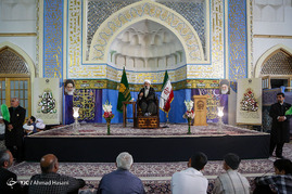 مراسم بیست و هشتمین سالگرد رحلت امام خمینی(ره) در حرم مطهر رضوی