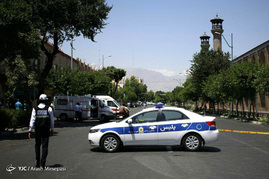 تدابیر امنیتی در میدان بهارستان