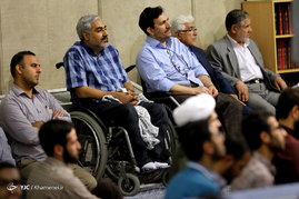 دیدار جمعی از دانشجویان با رهبر معظم انقلاب