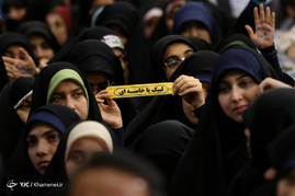 دیدار جمعی از دانشجویان با رهبر معظم انقلاب