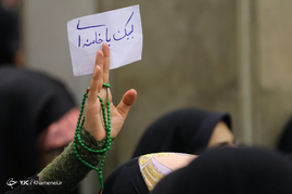 دیدار جمعی از دانشجویان با رهبر معظم انقلاب
