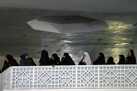 تشییع پیکر حجت الاسلام سیدمهدی تقوی شهید حادثه تروریستی تهران - قم‎