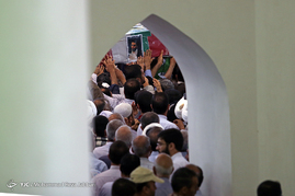 تشییع پیکر حجت الاسلام سیدمهدی تقوی شهید حادثه تروریستی تهران - قم‎