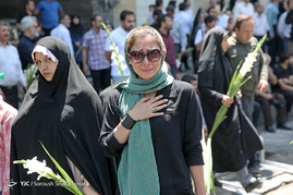تشییع پیکر شهدای حادثه تروریستی تهران