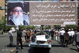 تشییع پیکر شهدای حادثه تروریستی تهران
