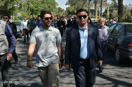 خاکسپاری شهدای حادثه تروریستی تهران در بهشت زهرا(س)