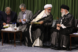 دیدار جمعی از شاعران و اهالی فرهنگ و ادب با رهبر معظم انقلاب