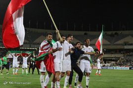 جشن صعود تیم فوتبال ایران به جام جهانی روسیه‎