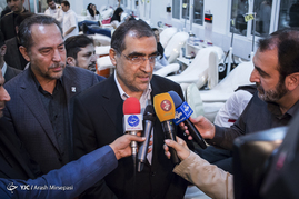 بازدید وزیر بهداشت از سازمان انتقال خون