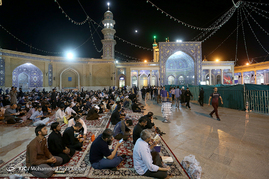 مراسم احیا شب نوزدهم ماه رمضان در حرم حضرت معصومه(س)