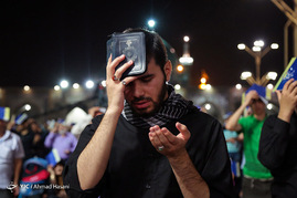 مراسم احیا شب نوزدهم ماه رمضان در حرم رضوی