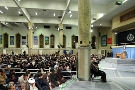 مراسم سوگواری مولای متقیان امام علی(ع) در حضور رهبر معظم انقلاب
