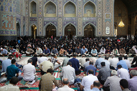 آئین جزءخوانی در مسجد گوهرشاد