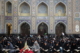 آئین جزءخوانی در مسجد گوهرشاد