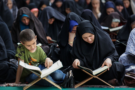 آئین جزءخوانی در مسجد گوهرشاد