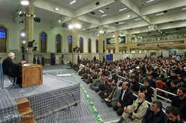 دومین روز مراسم سوگواری امام علی(ع) در حضور رهبر معظم انقلاب