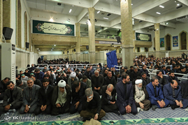 دومین روز مراسم سوگواری امام علی(ع) در حضور رهبر معظم انقلاب
