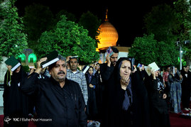 مراسم احیا شب بیست و یکم ماه رمضان در حرم شاهچراغ(ع ) - شیراز ‎