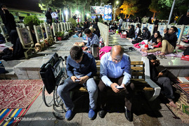 مراسم احیا شب بیست و یکم ماه رمضان در گلستان شهدای اصفهان‎