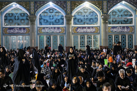 مراسم احیا شب بیست و یکم ماه رمضان در مسجد جمکران