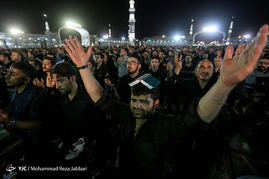 مراسم احیا شب بیست و یکم ماه رمضان در مسجد جمکران