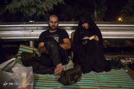 مراسم احیا شب بیست و سوم ماه رمضان - مقبره شهدای گمنام پارک جنگلی کوهسار
