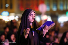 مراسم احیا شب بیست و سوم ماه رمضان در حرم مطهر رضوی‎
