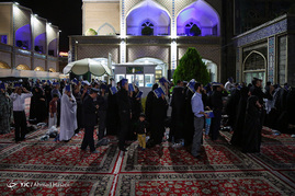 مراسم احیا شب بیست و سوم ماه رمضان در حرم مطهر رضوی‎