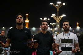 مراسم احیا شب بیست و سوم ماه رمضان در حرم مطهر رضوی‎