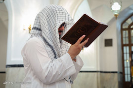 اعتکاف رمضانیه طلاب و دانش آموزان در حرم مطهر رضوی